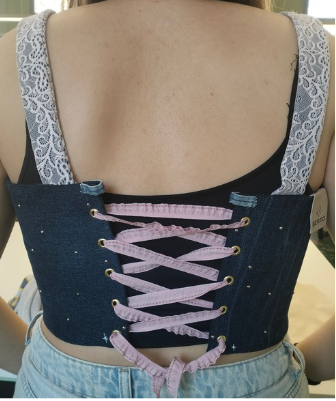 Bustier reciclatge creatiu - Corseteria