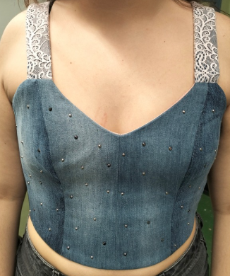 Bustier reciclatge creatiu - Corseteria