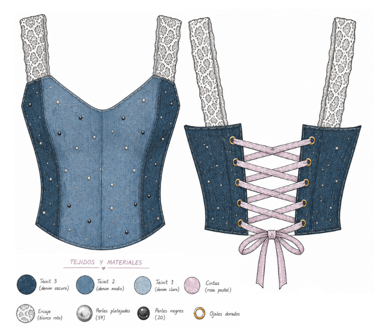 Bustier reciclatge creatiu - imatge 1